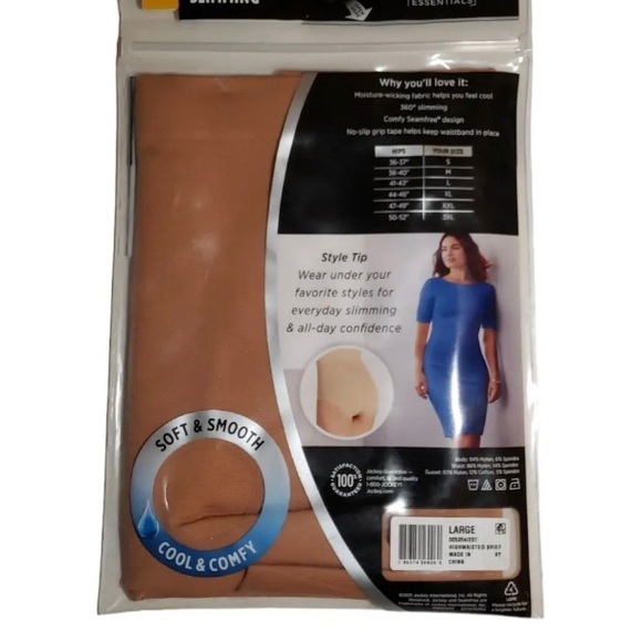 💜 JOCKEY ESSENTIALS. Seamfree 360 Slimming High Waist Brief. - Picture 4 of 6